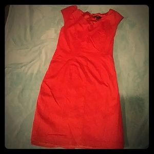 Sophisticated orange dress